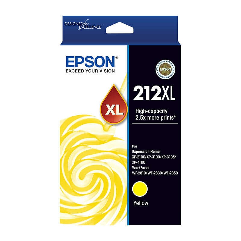 Epson 212XL Yellow Ink Cart by Epson — Buy at FetchInk Australia