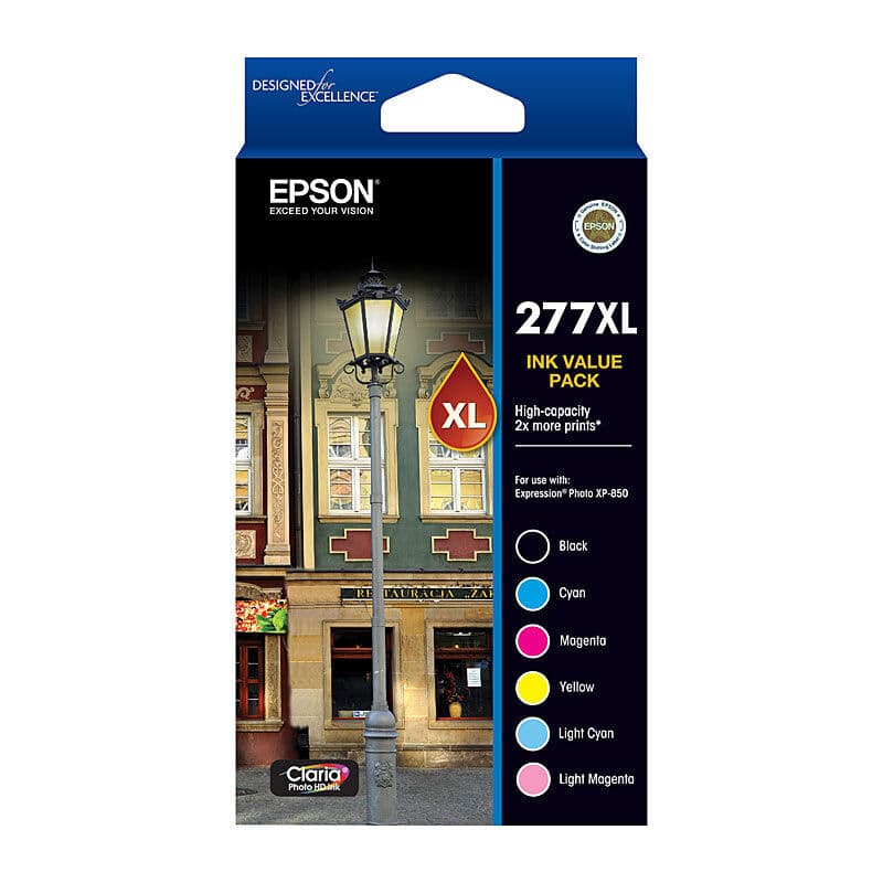 Epson 277XL 6 Ink Value Pack by Epson — Buy at FetchInk Australia