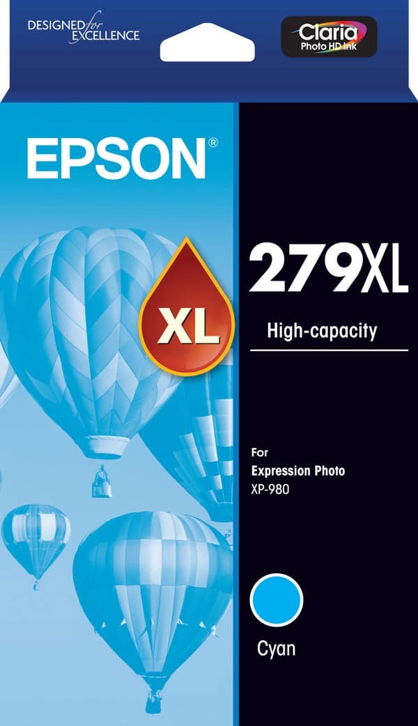Epson 279XL High Yield Cyan Ink Cartridge