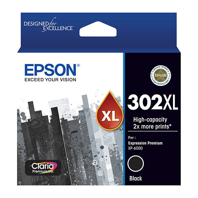Epson 302XL Black Ink Cart by Epson — Buy at FetchInk Australia