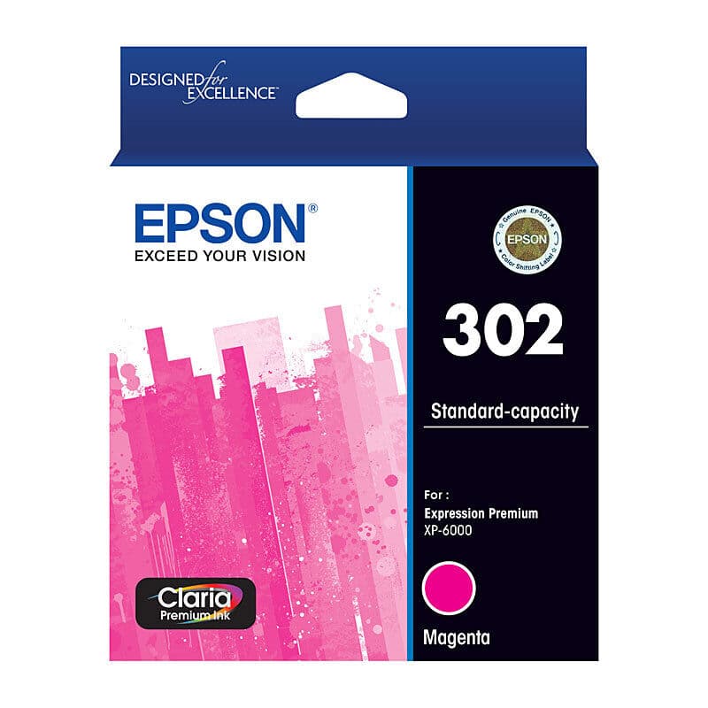 Epson 302 Magenta Ink Cart by Epson — Buy at FetchInk Australia