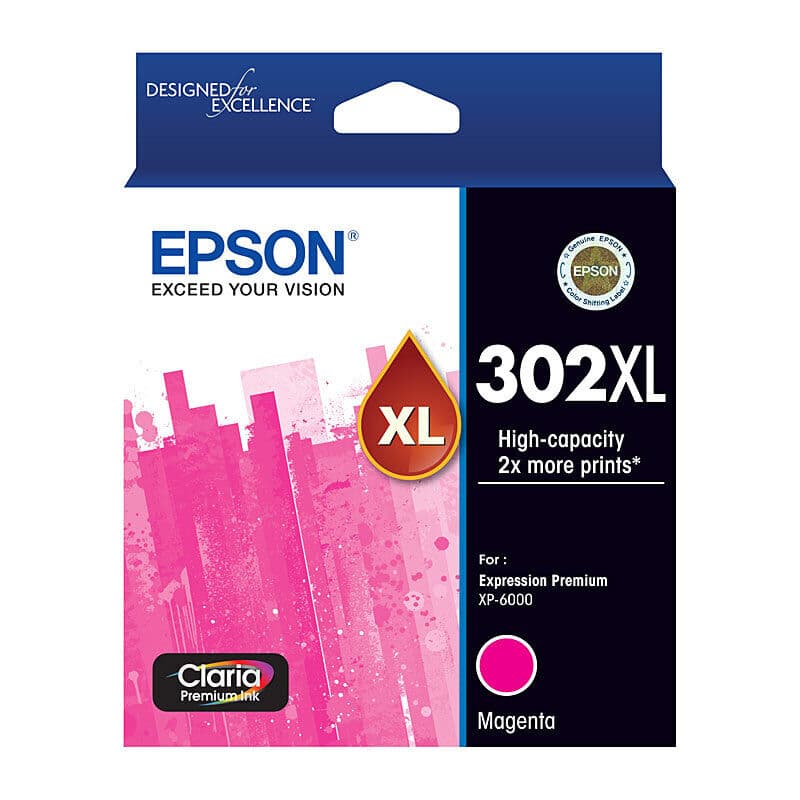 Epson 302XL Magenta Ink Cart by Epson — Buy at FetchInk Australia
