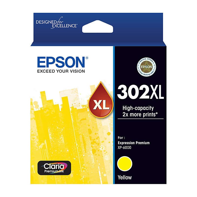 Epson 302XL Yellow Ink Cart by Epson — Buy at FetchInk Australia