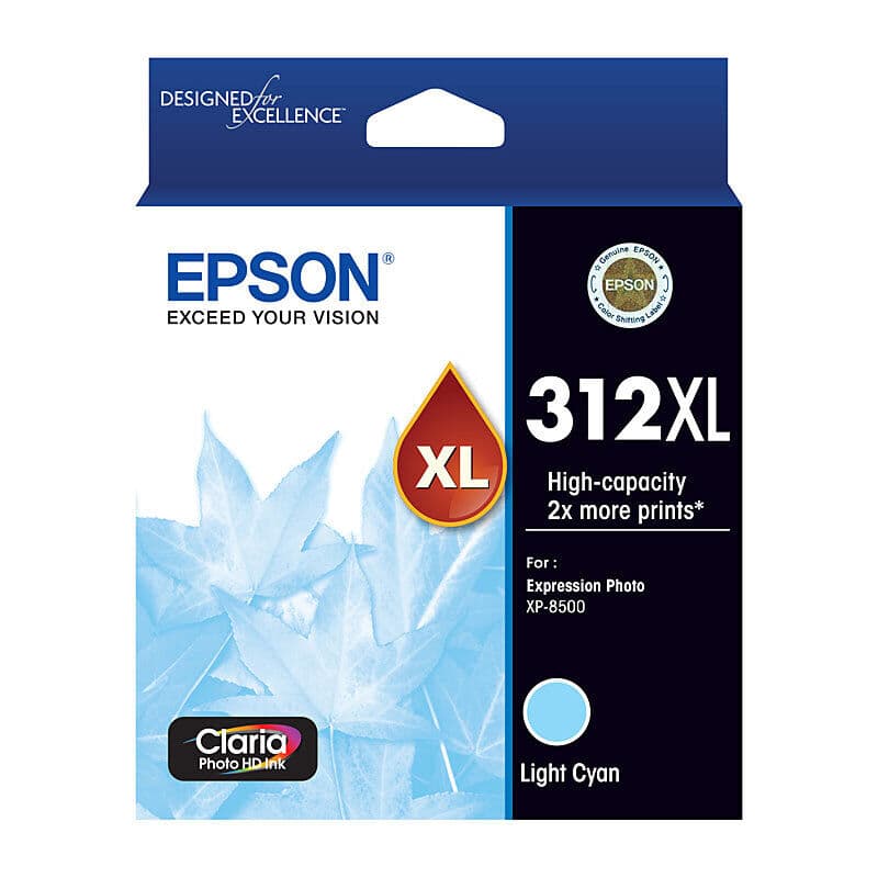 Epson 312XL Lt Cyan Ink Cart by Epson — Buy at FetchInk Australia