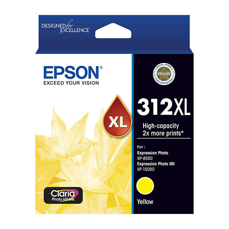 Epson 312XL Yellow Ink Cart by Epson — Buy at FetchInk Australia