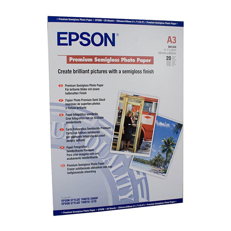 Epson S041334 S Gloss Paper A3 by Epson — Buy at FetchInk Australia