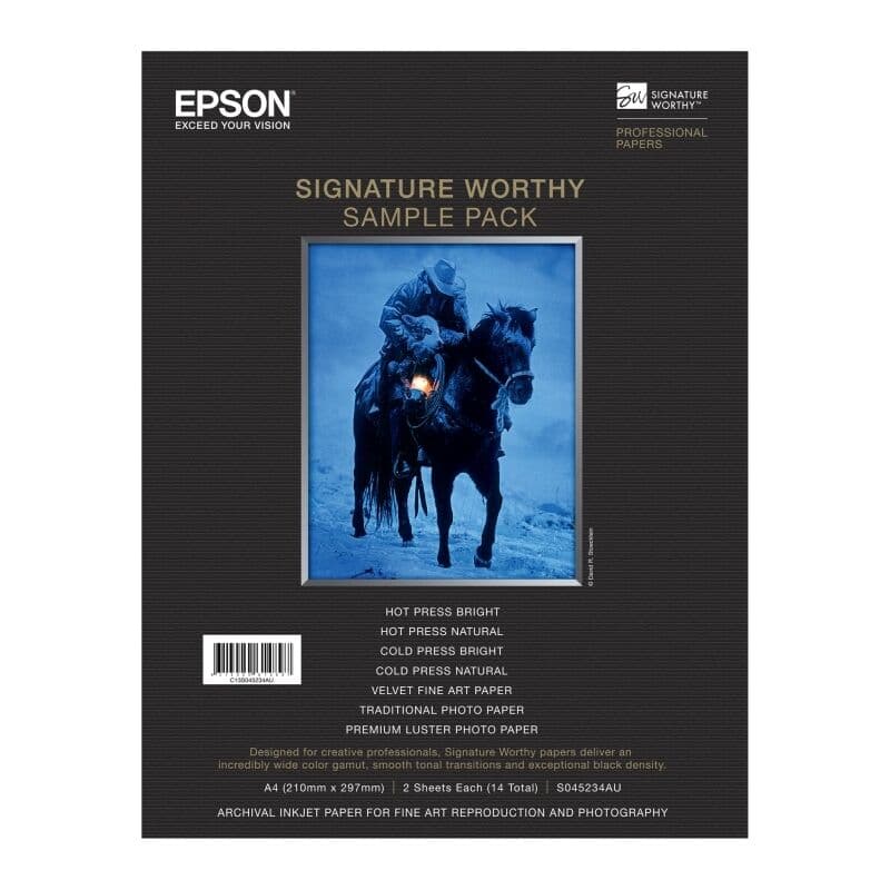 Epson S045234AU SW Sample Pack by Epson — Buy at FetchInk Australia