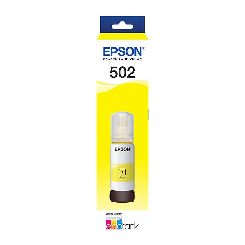 Epson T502 Yell EcoTank Bottle by Epson — Buy at FetchInk Australia