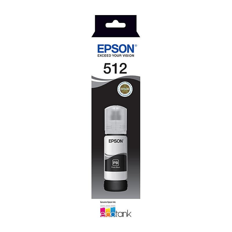 Epson T512 PBk EcoTank Bottle by Epson — Buy at FetchInk Australia