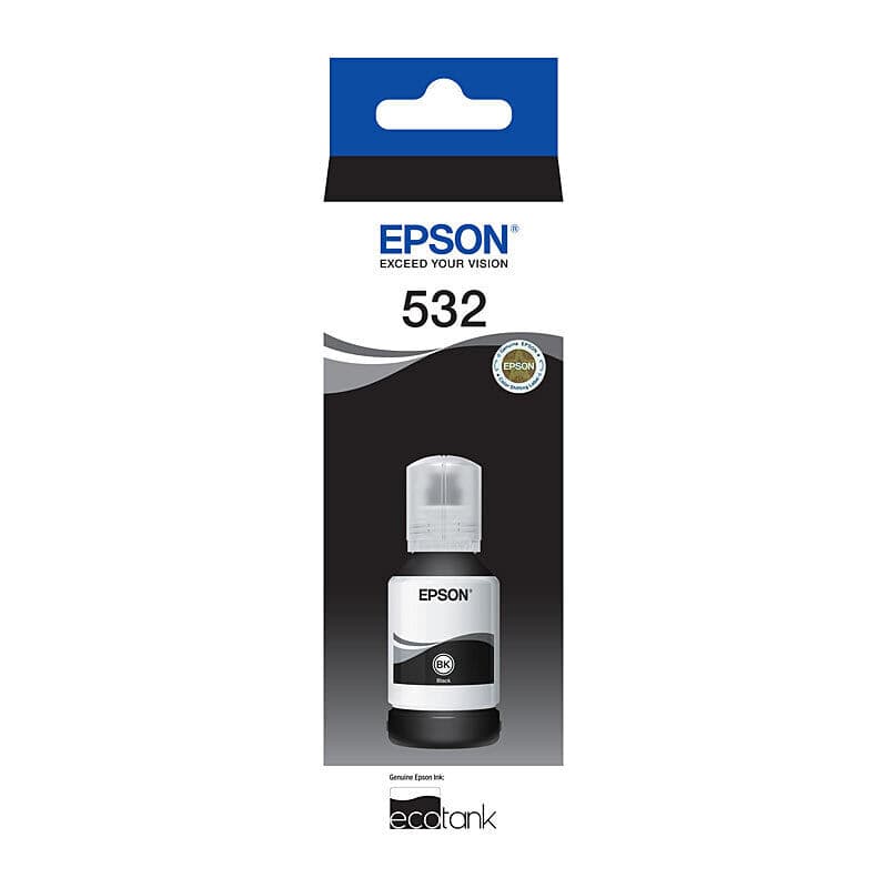 Epson T532 Blk EcoTank Bottle by Epson — Buy at FetchInk Australia