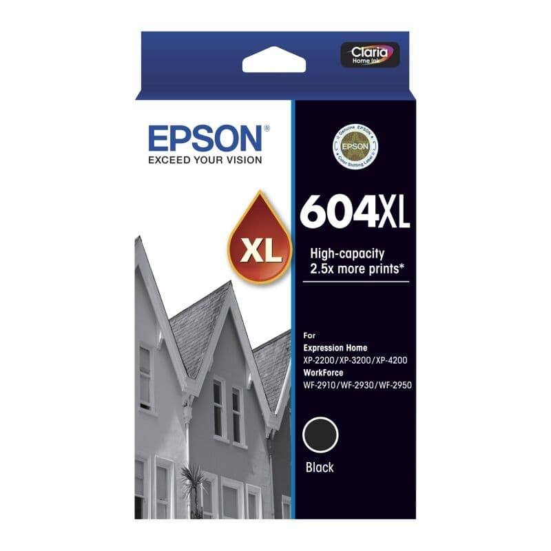 Epson 604XL Black Ink Cart by Epson — Buy at FetchInk Australia