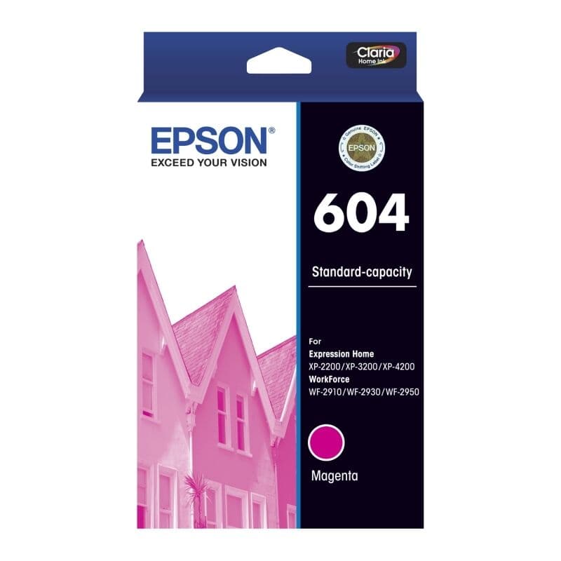 Epson 604 Magenta Ink Cart by Epson — Buy at FetchInk Australia
