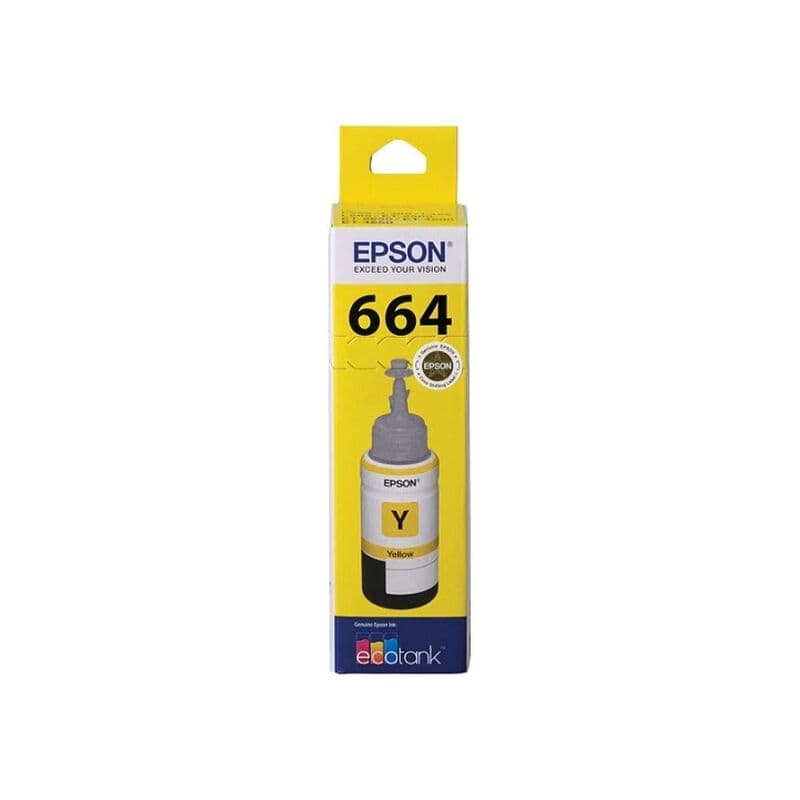 Epson T664 Yell EcoTank Bottle by Epson — Buy at FetchInk Australia