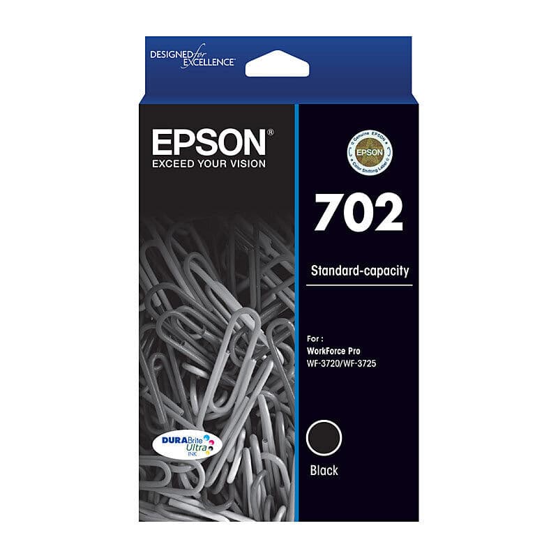 Epson 702 Black Ink Cartridge by Epson — Buy at FetchInk Australia