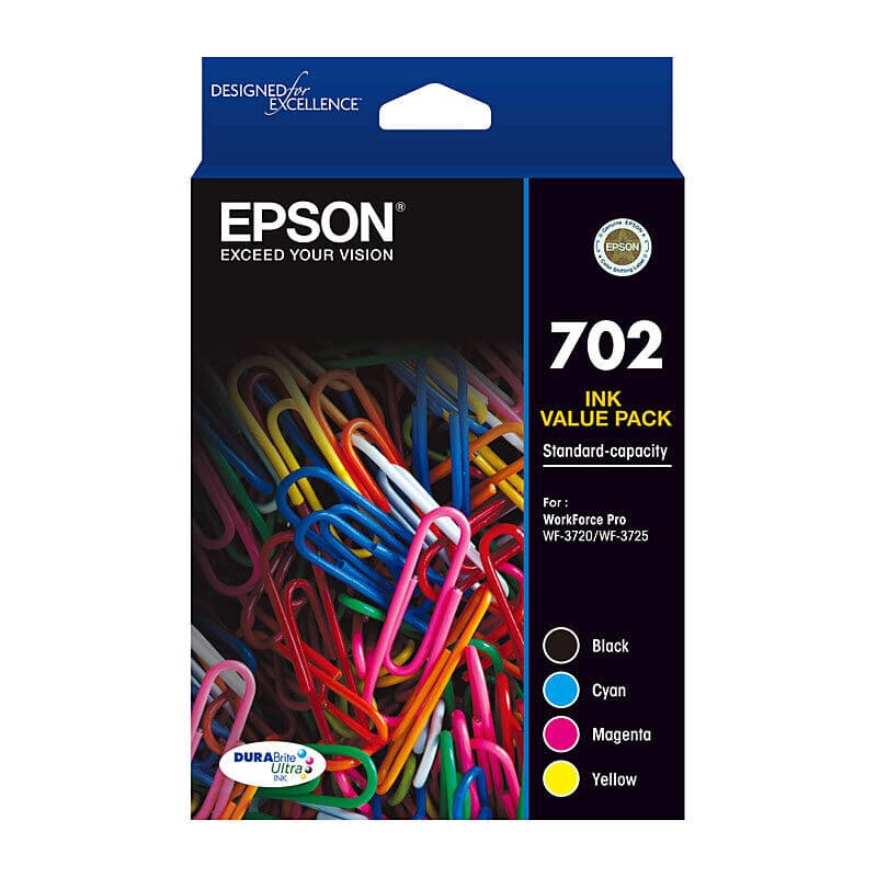 Epson 702 CMYK Ink Pack by Epson — Buy at FetchInk Australia