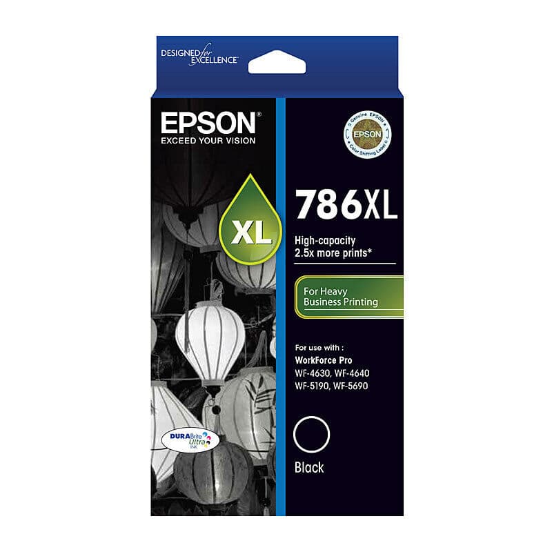 Epson 786XL Black Ink Cart by Epson — Buy at FetchInk Australia