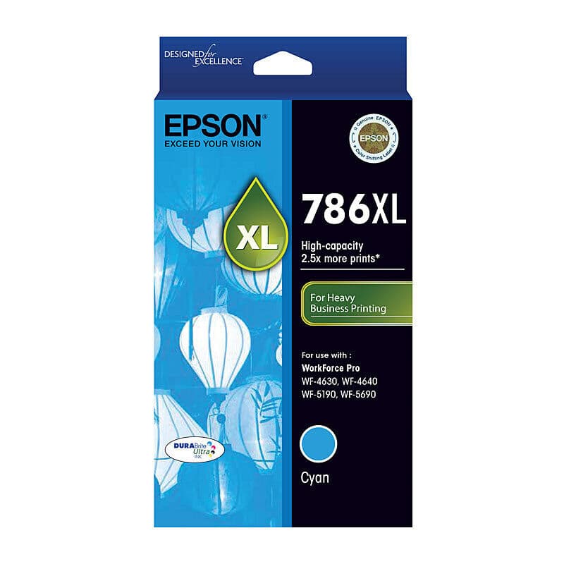 Epson 786XL Cyan Ink Cart by Epson — Buy at FetchInk Australia