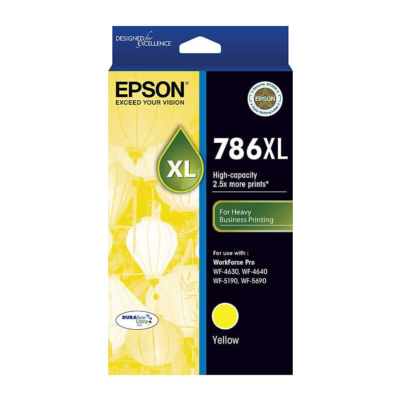 Epson 786XL Yellow Ink Cart by Epson — Buy at FetchInk Australia