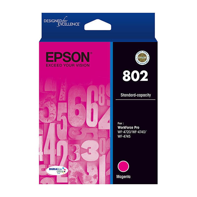 Epson 802 Magenta Ink Cart by Epson — Buy at FetchInk Australia