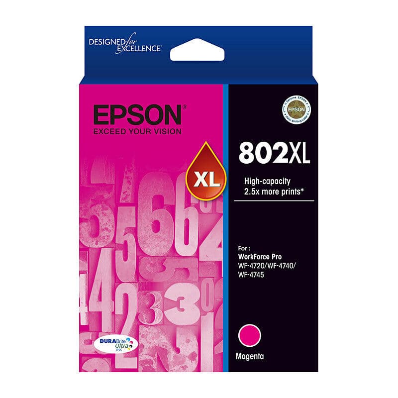 Epson 802XL Magenta Ink Cart by Epson — Buy at FetchInk Australia