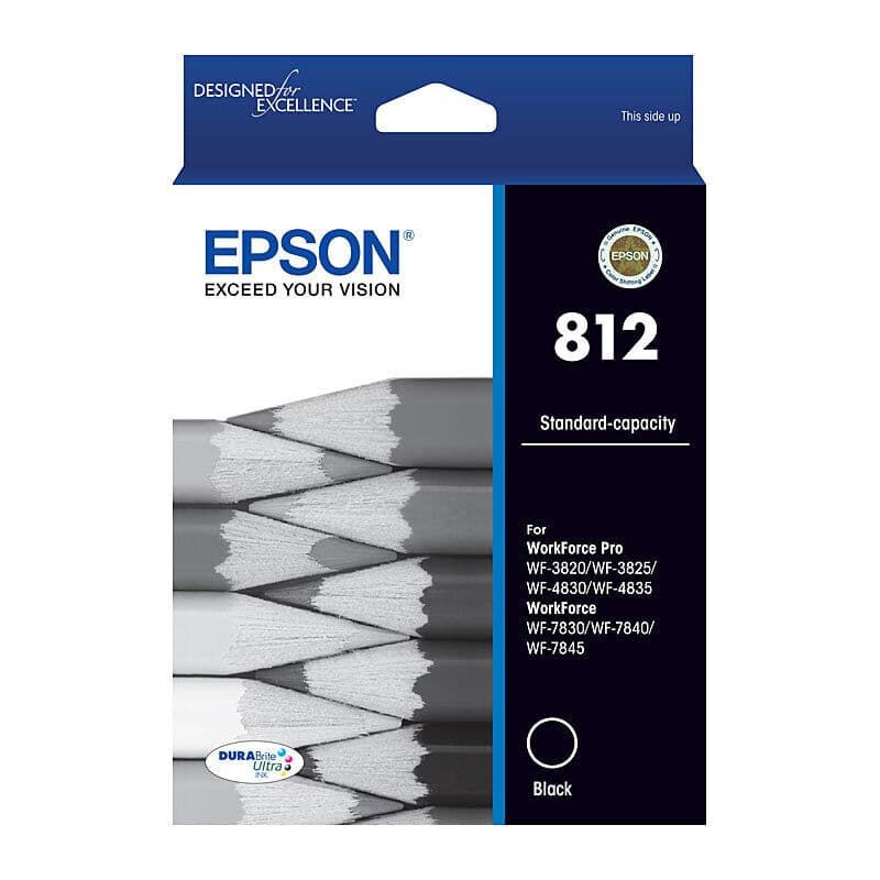 Epson 812 Black Ink Cart by Epson — Buy at FetchInk Australia
