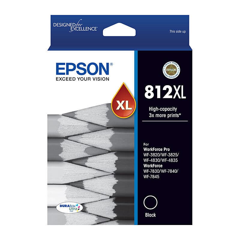 Epson 812XL Black Ink Cart by Epson — Buy at FetchInk Australia