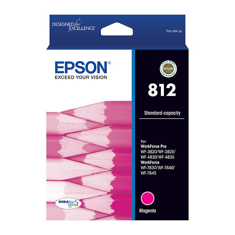 Epson 812 Magenta Ink Cart by Epson — Buy at FetchInk Australia