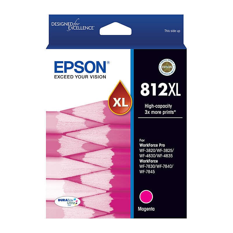 Epson 812XL Magenta Ink Cart by Epson — Buy at FetchInk Australia