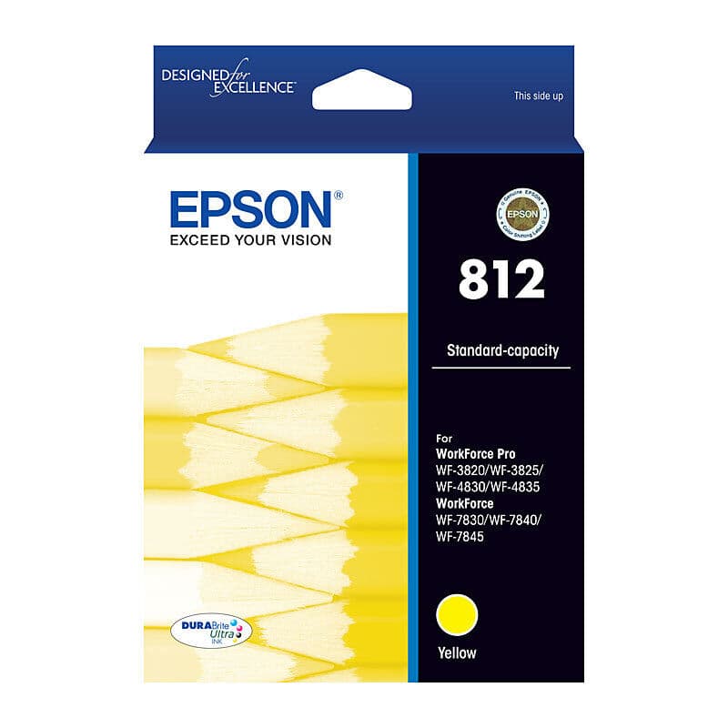 Epson 812 Yellow Ink Cart by Epson — Buy at FetchInk Australia