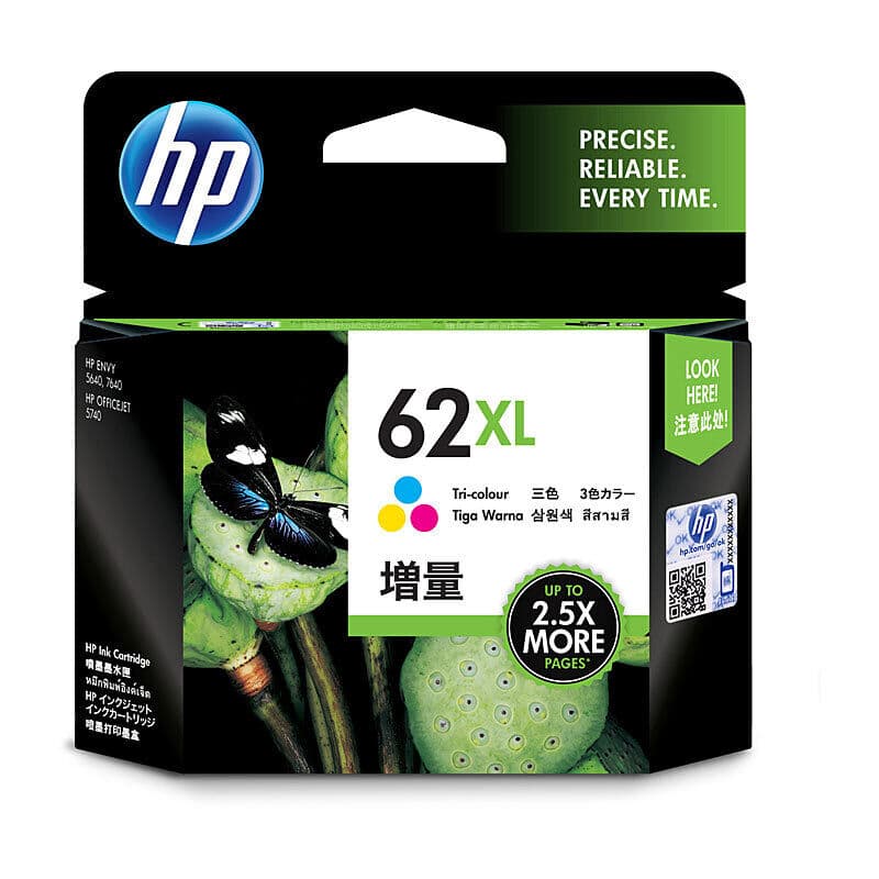 HP #62XL Tri Col Ink C2P07AA by HP — Buy at FetchInk Australia
