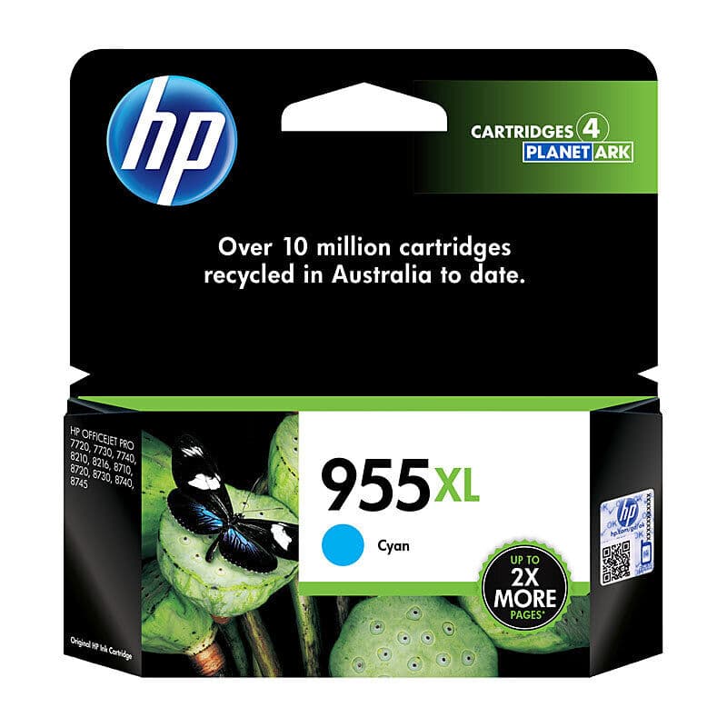 HP #955XL Cyan Ink L0S63AA by HP — Buy at FetchInk Australia