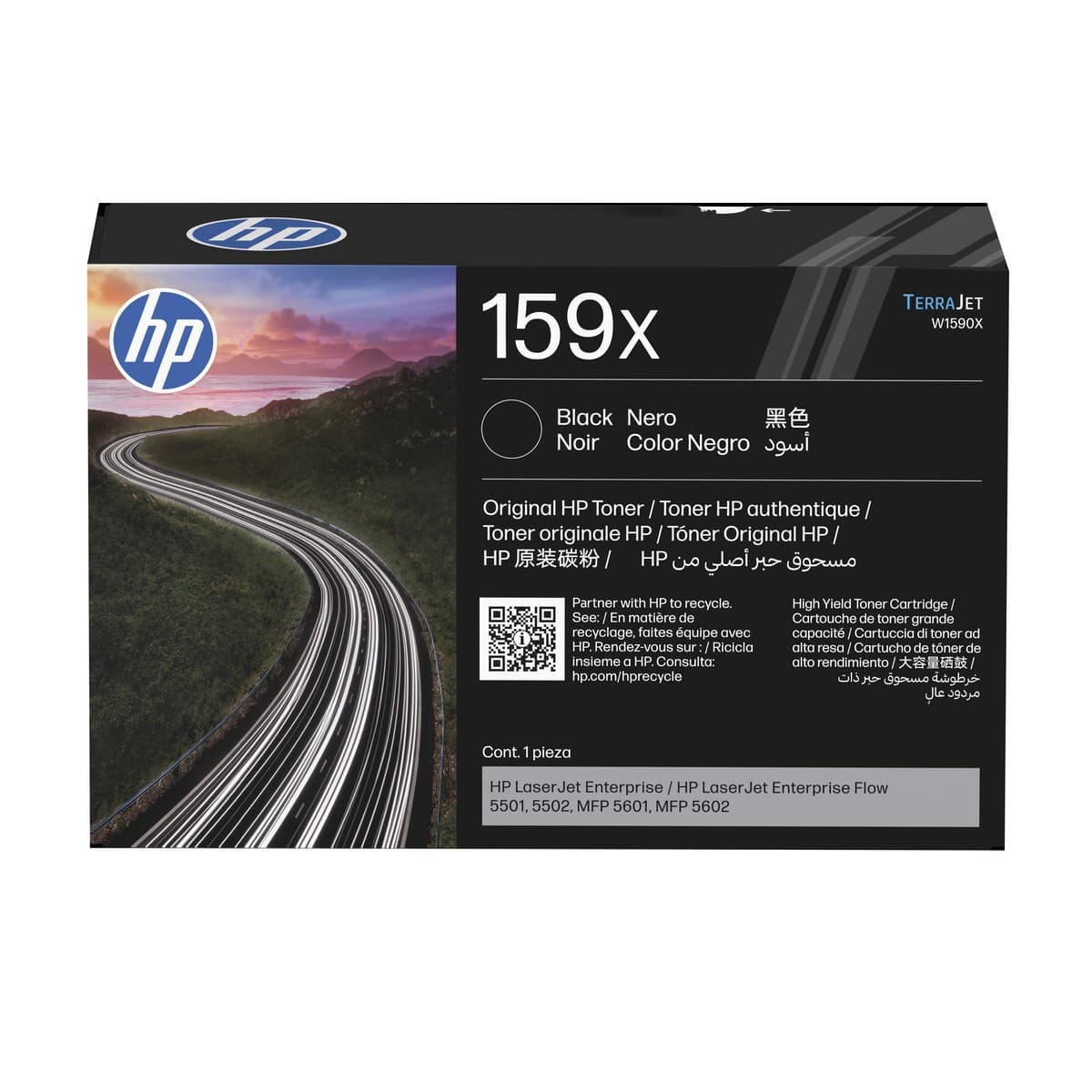 HP 159X High Yield Black Toner Cartridge W1590X, HP, at FetchInk Australia