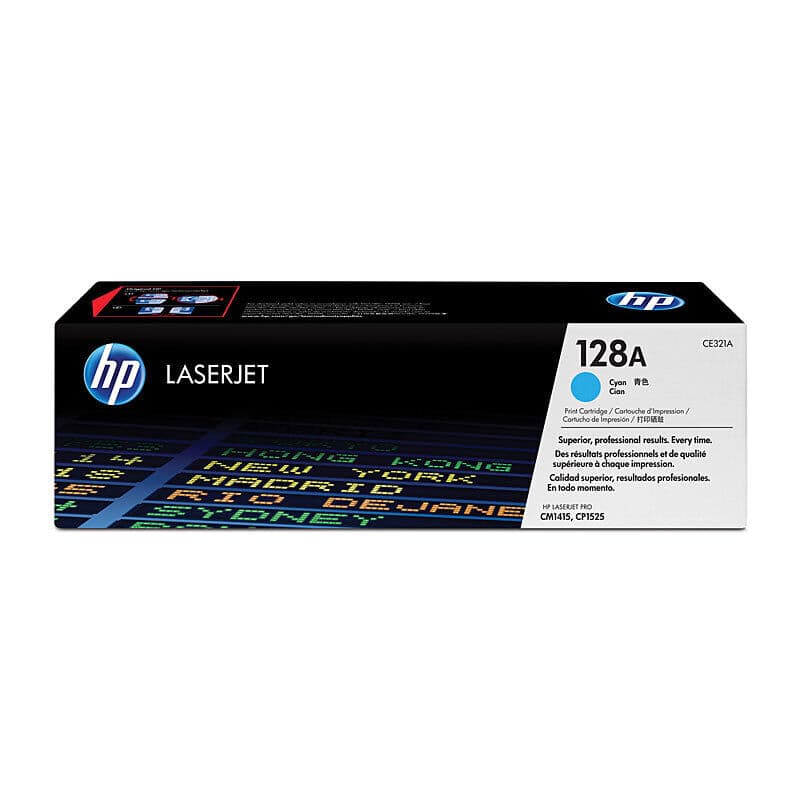 HP #128A Cyan Toner CE321A by HP — Buy at FetchInk Australia