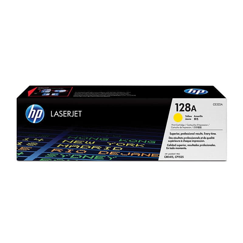 HP #128A Yellow Toner CE322A by HP — Buy at FetchInk Australia