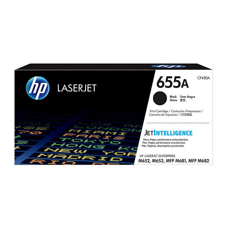HP #655A  Black Toner CF450A by HP — Buy at FetchInk Australia