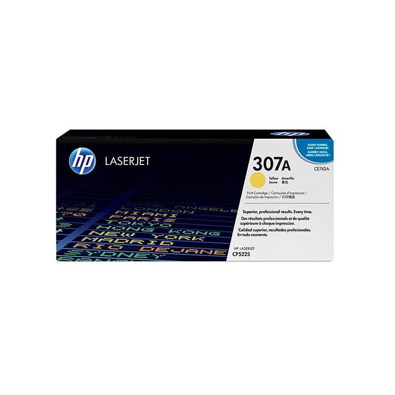 HP #307A Yellow Toner CE742A by HP — Buy at FetchInk Australia