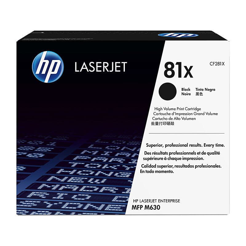 HP #81X Black Toner CF281X by HP — Buy at FetchInk Australia