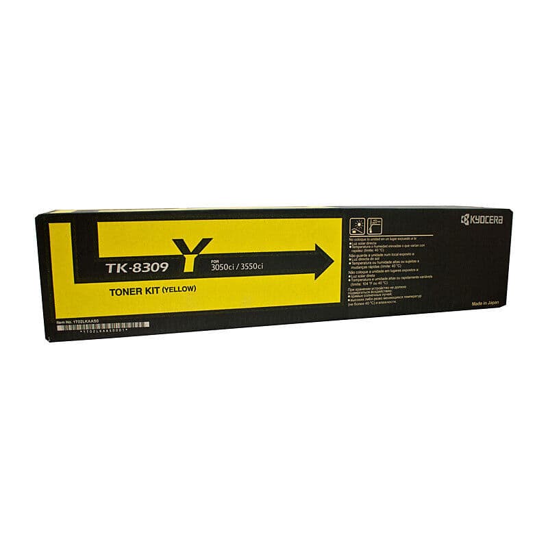 Kyocera TK8309Y Yellow Toner by Kyocera — Buy at FetchInk Australia