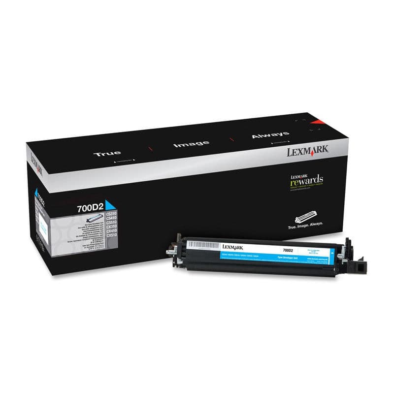 Lexm 700D2 Cyan Developer by Lexmark — Buy at FetchInk Australia