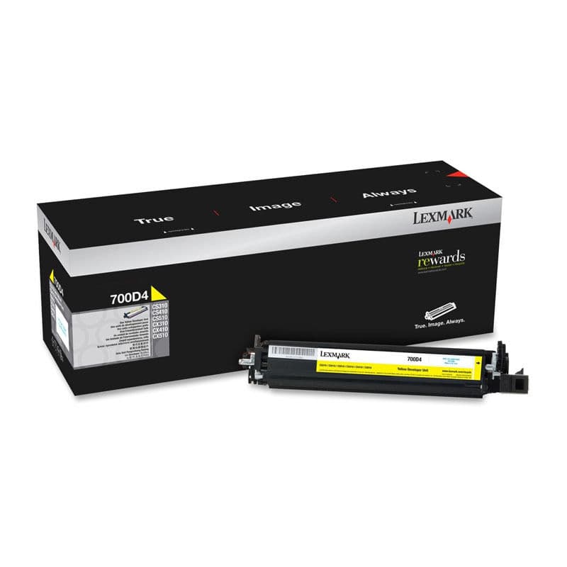 Lexm 700D4 Yellow Developer by Lexmark — Buy at FetchInk Australia
