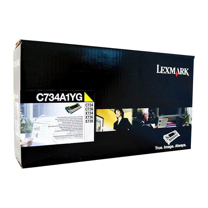 Lexm C734 Yellow Toner Cart by Lexmark — Buy at FetchInk Australia