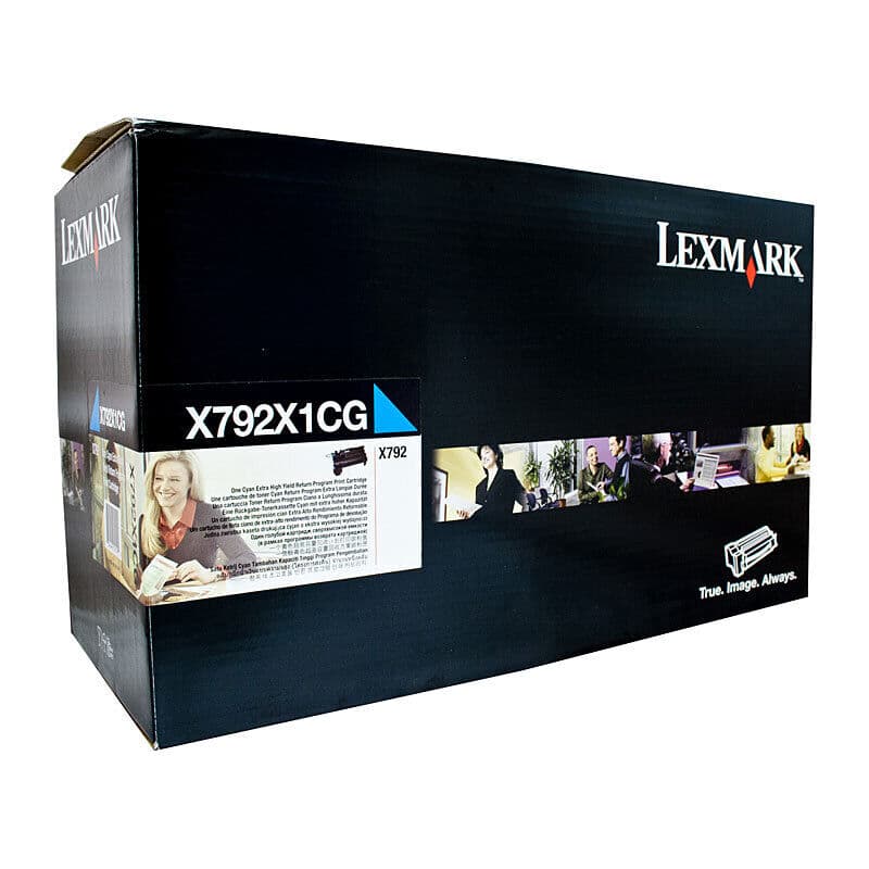 Lexm X792X1CG HY Pre Cyan Cart by Lexmark — Buy at FetchInk Australia