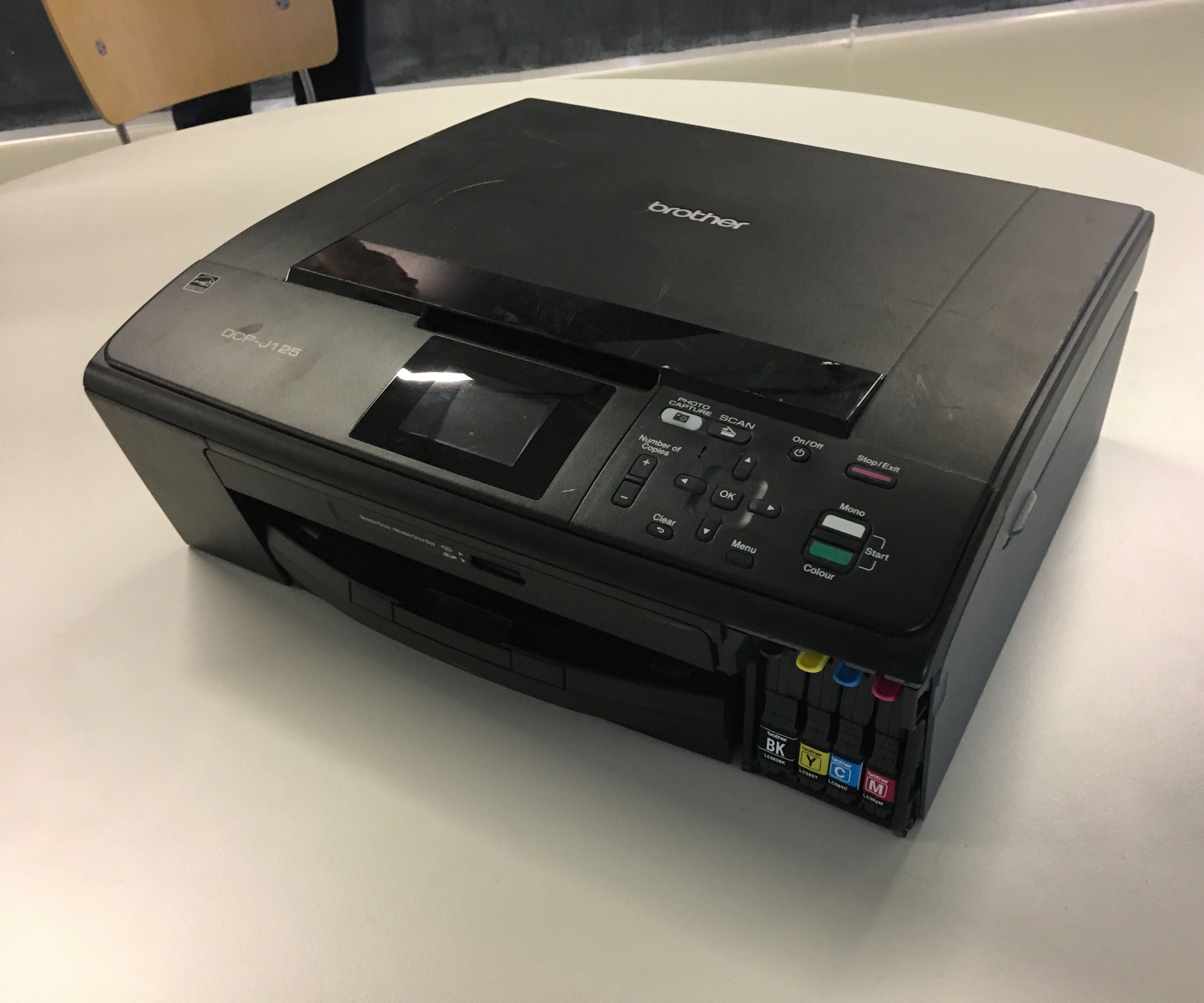 Brother DCP-J125 printer — compatible cartridges available