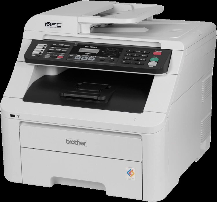 Brother MFC-9325CW printer — compatible cartridges available