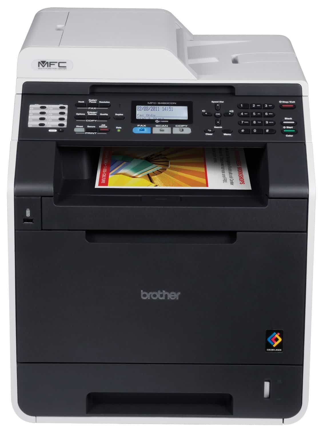 Brother MFC-9460CDN printer — compatible cartridges available
