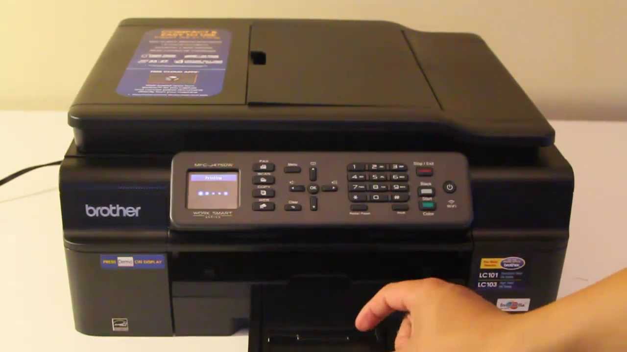 Brother MFC-J475DW printer — compatible cartridges available