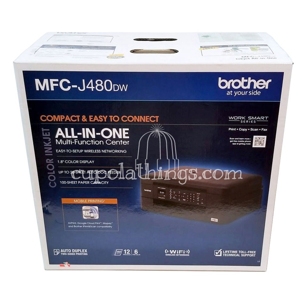 Brother MFC-J480DW printer — compatible cartridges available