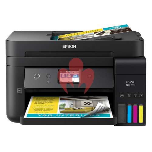 Epson EcoTank ET-4750 printer — compatible cartridges available