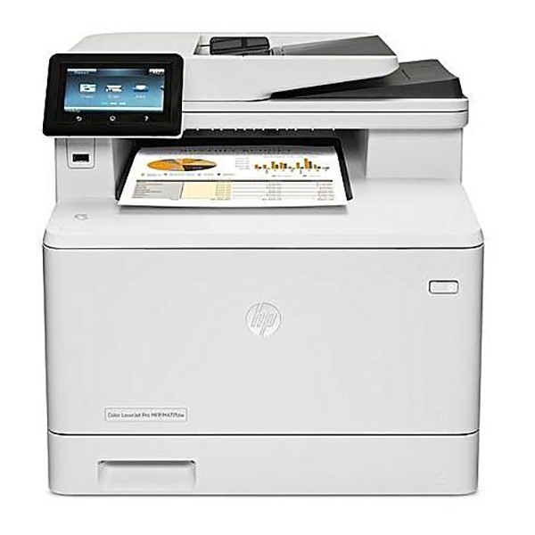 HP Color LaserJet Pro MFP M477fdn printer — compatible cartridges available