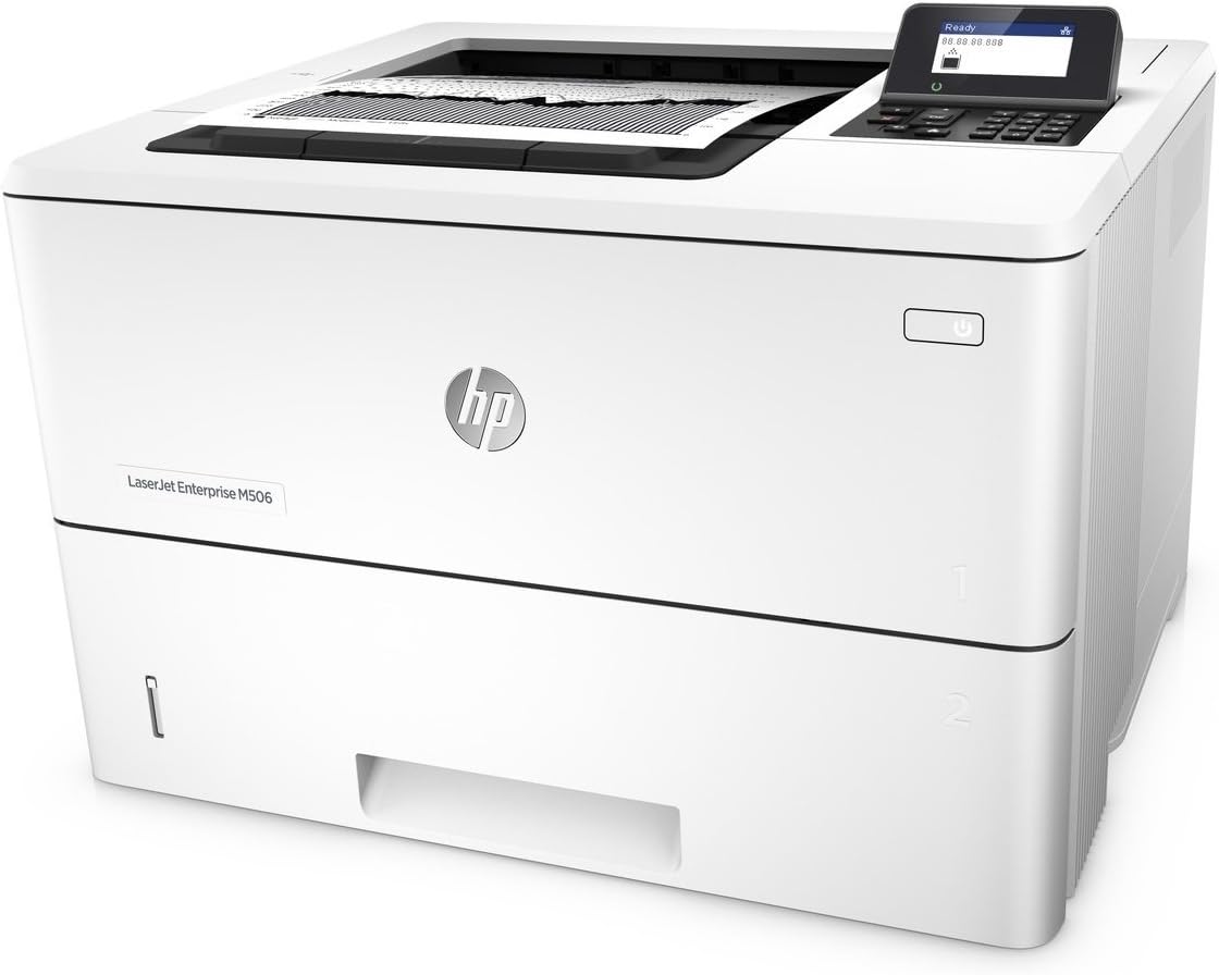 HP LaserJet Enterprise M506n printer — compatible cartridges available